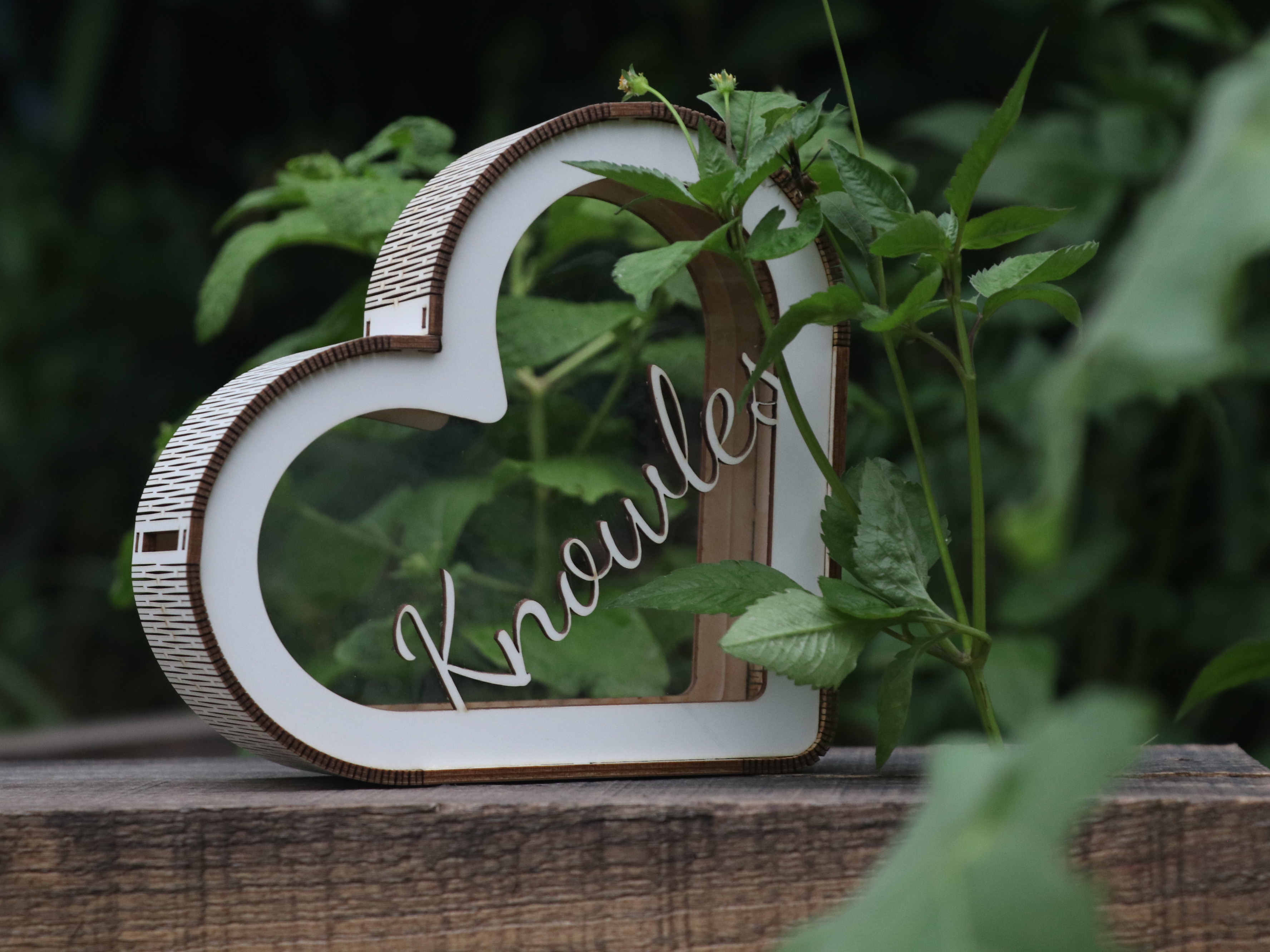 定制心形盒子-激光切割定制面