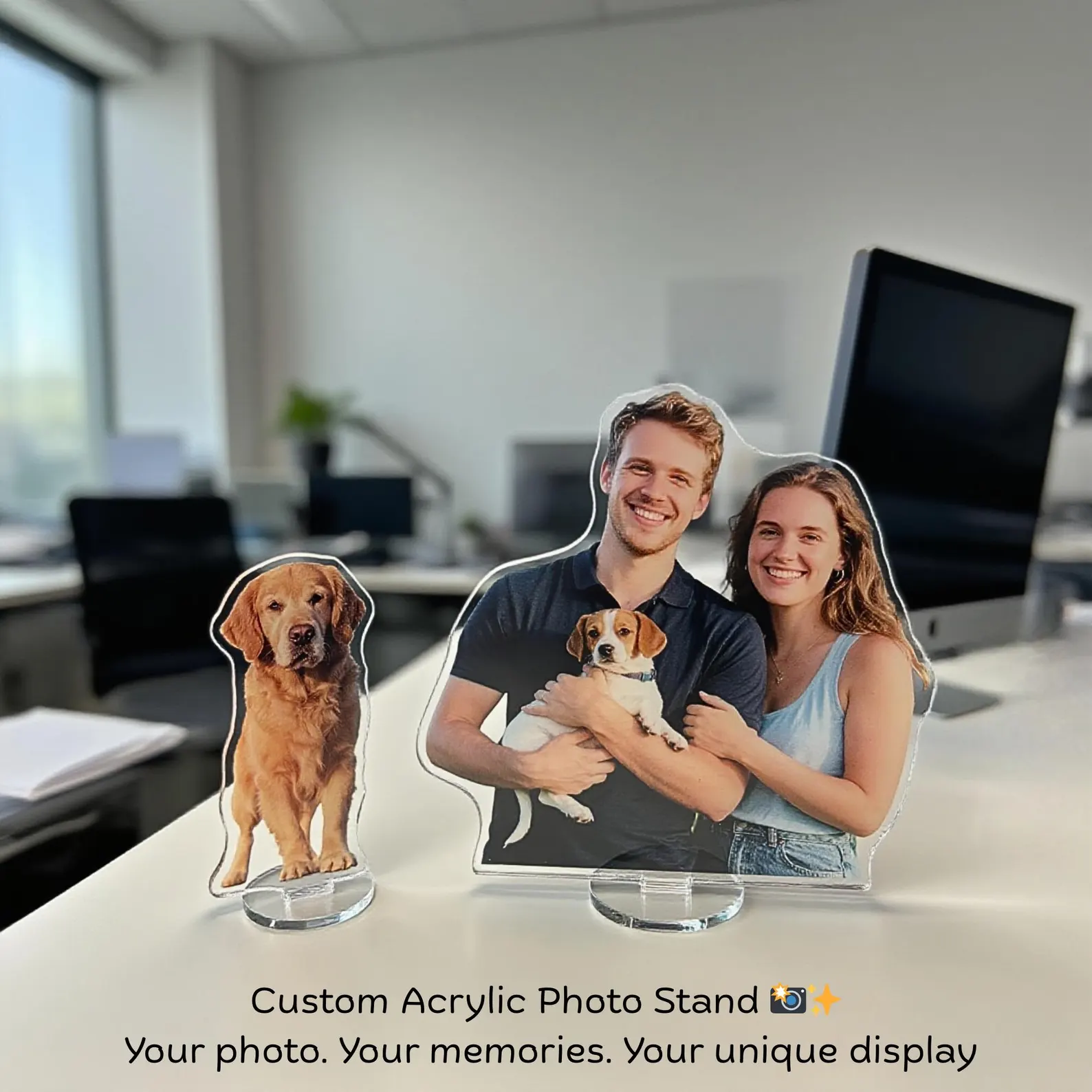 定制UV亚克力照片立牌