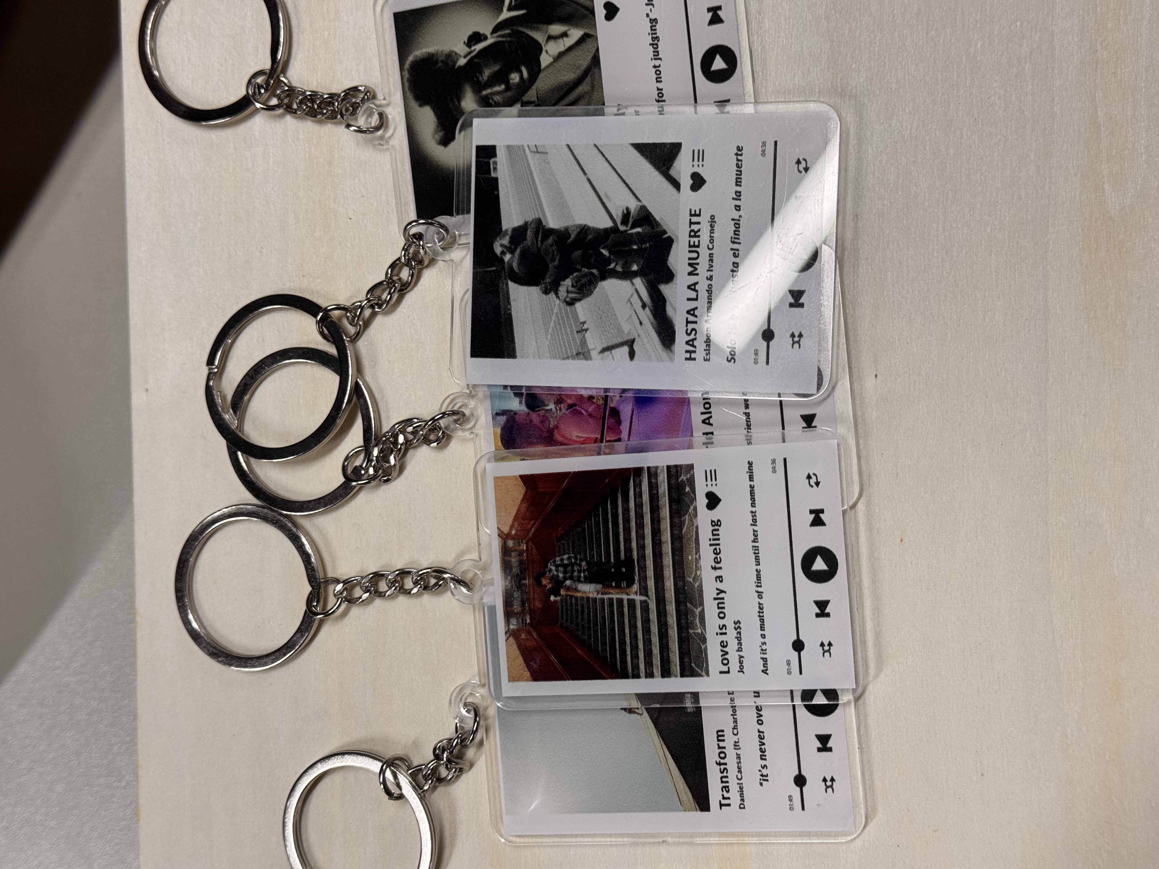 音乐专辑主体钥匙扣-带歌词-UV-可提供PSD模板