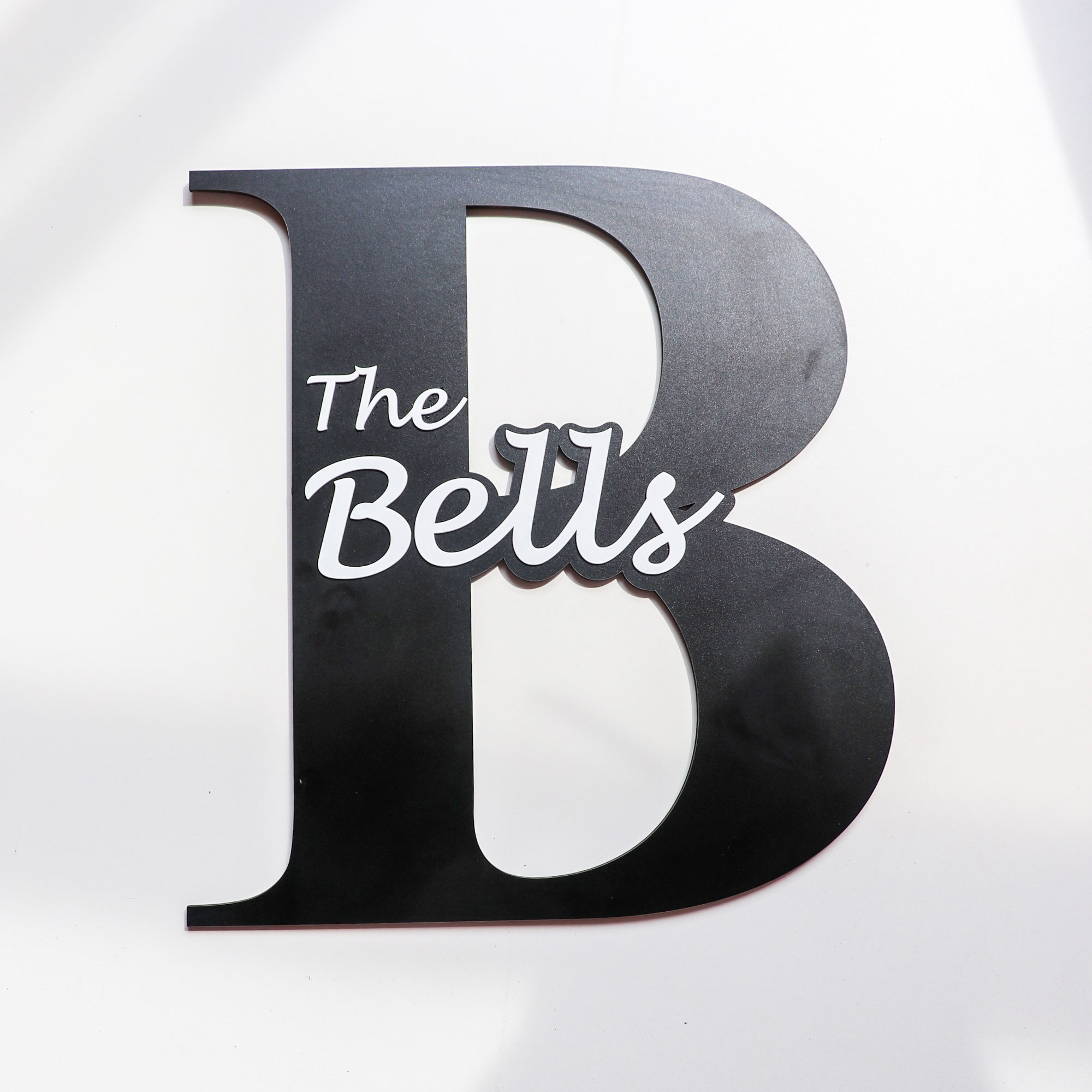 定制带名字的大字母-5mm 双面色