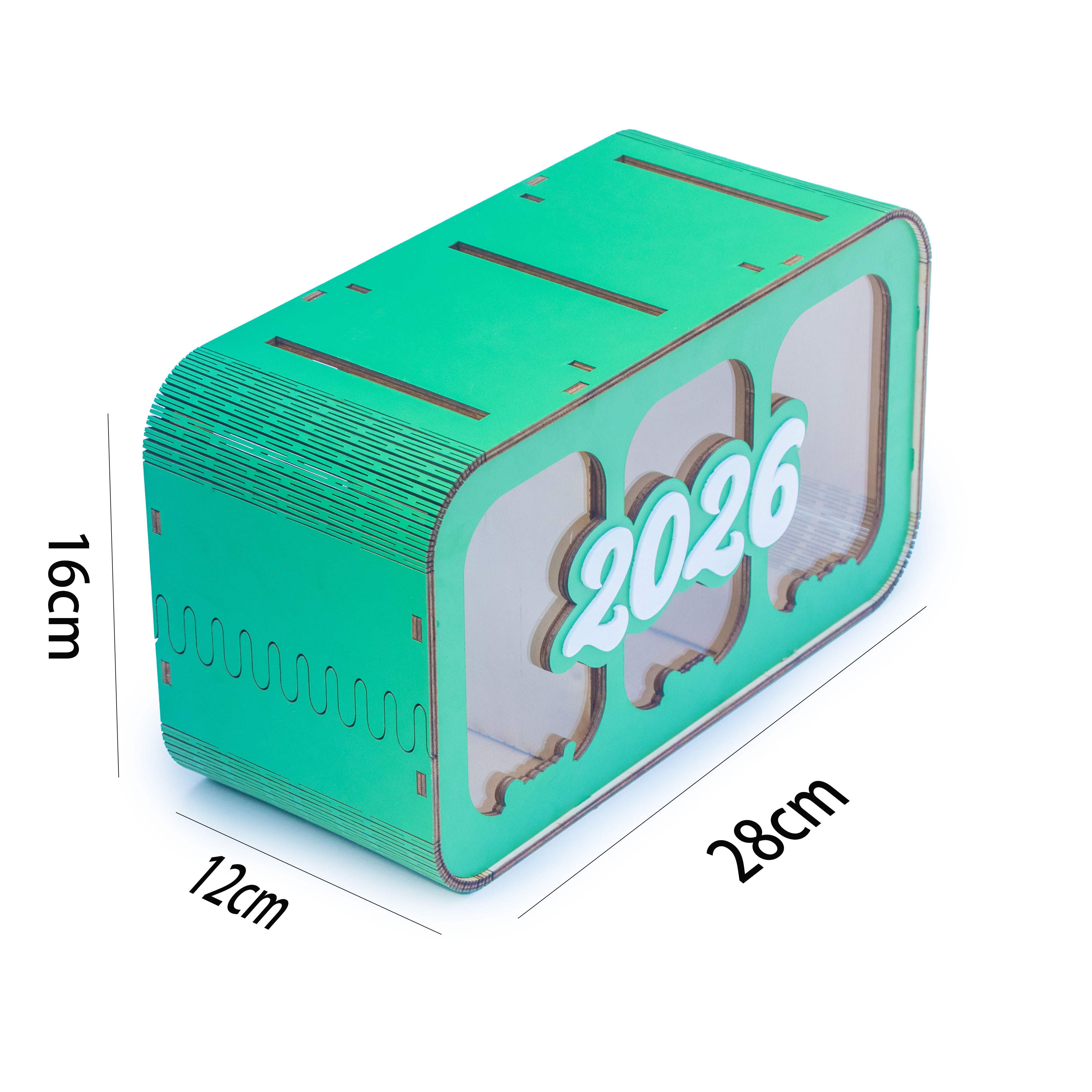 定制28x16x12-两孔，三孔分区存钱罐