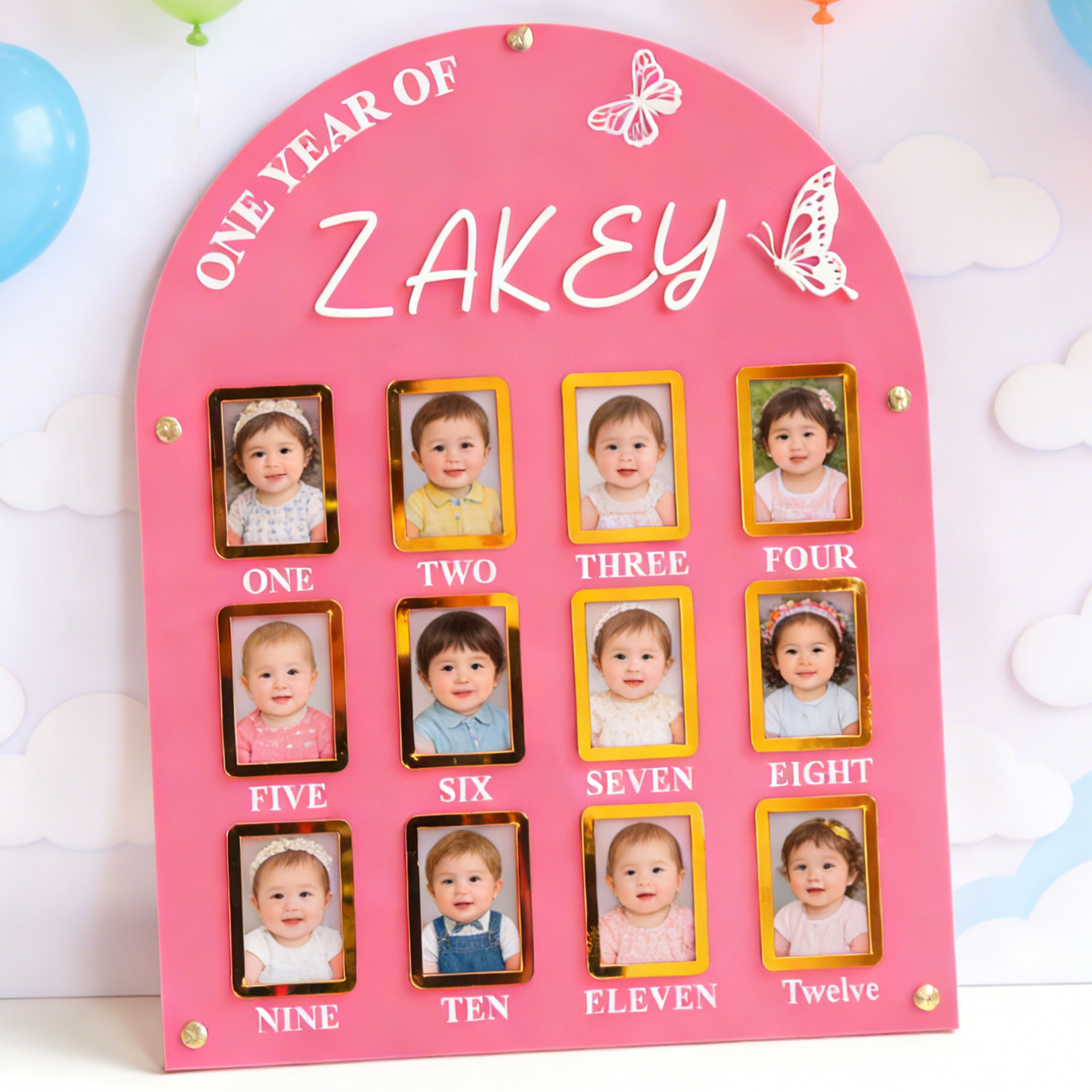 定制 Milestones 定制周岁相框